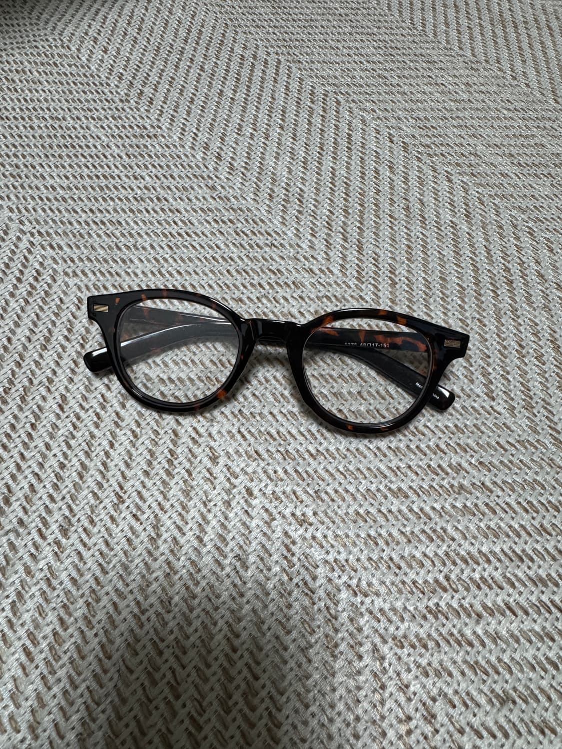 레오파드 뿔테 상품이미지1