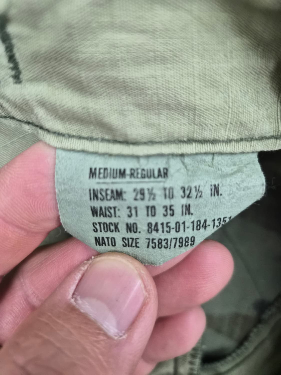M-R) 미군 BDU 우드랜드 카고팬츠 팝니다 상품이미지4