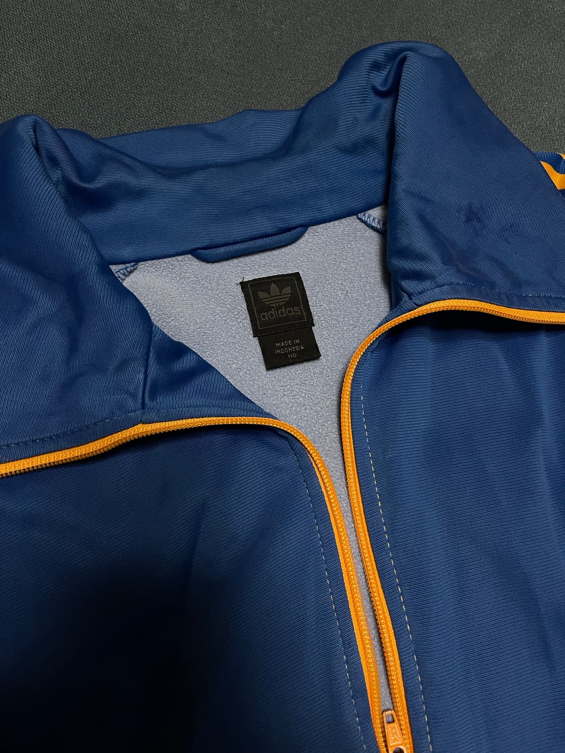 아디다스 구파 져지 트랙탑 블루옐로우 상품이미지4