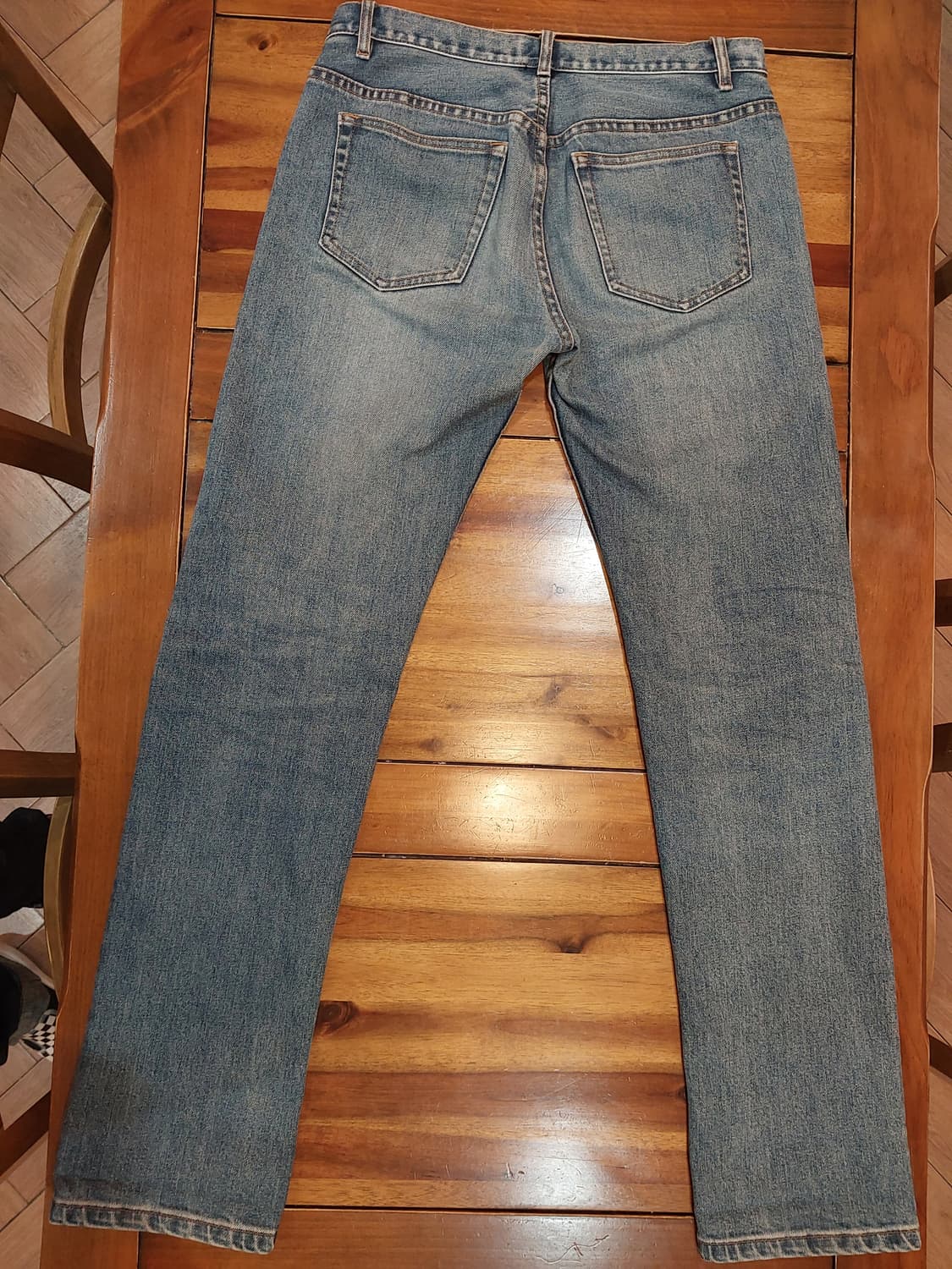 apc 아페쎄 뉴 스탠다드 연청 워싱 데님 29인치 상품이미지6