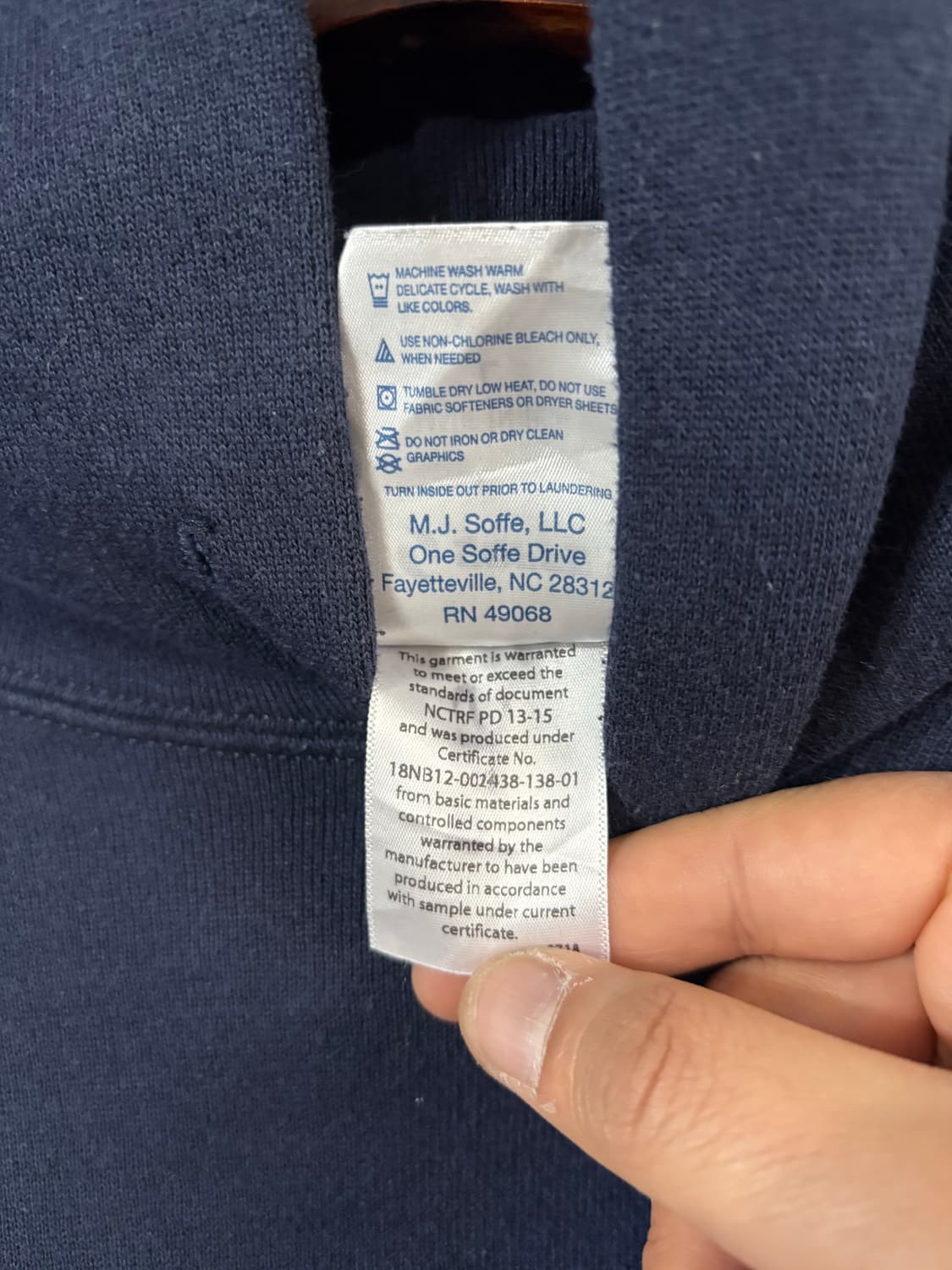 90‘s Soffe US Navy Sweat Hooded 상품이미지6