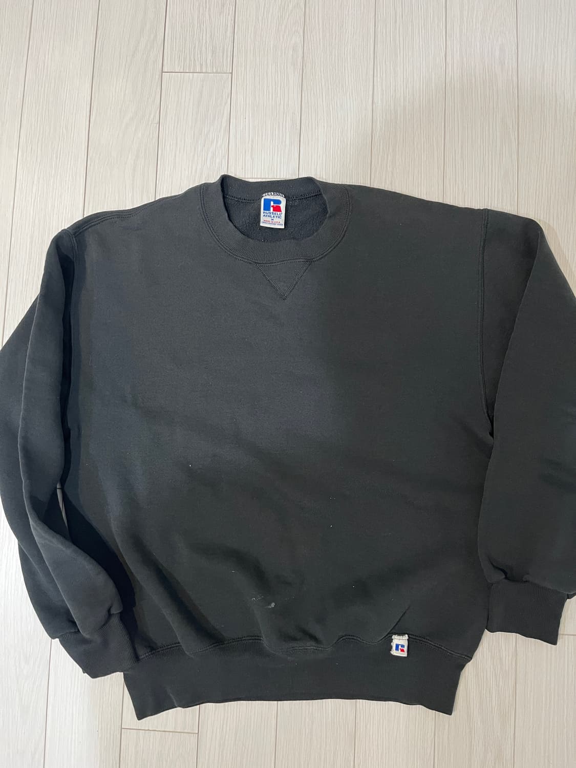 빈티지 러셀 스웻셔츠 블랙 M made in USA  상품이미지1