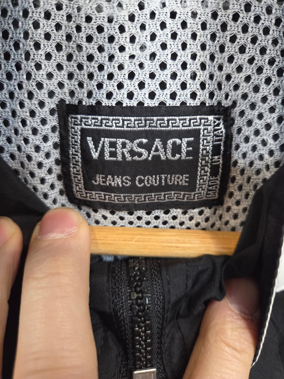 베르사체 빈티지 올드스쿨 방풍 베스트 집업조끼 L xl 상품이미지3