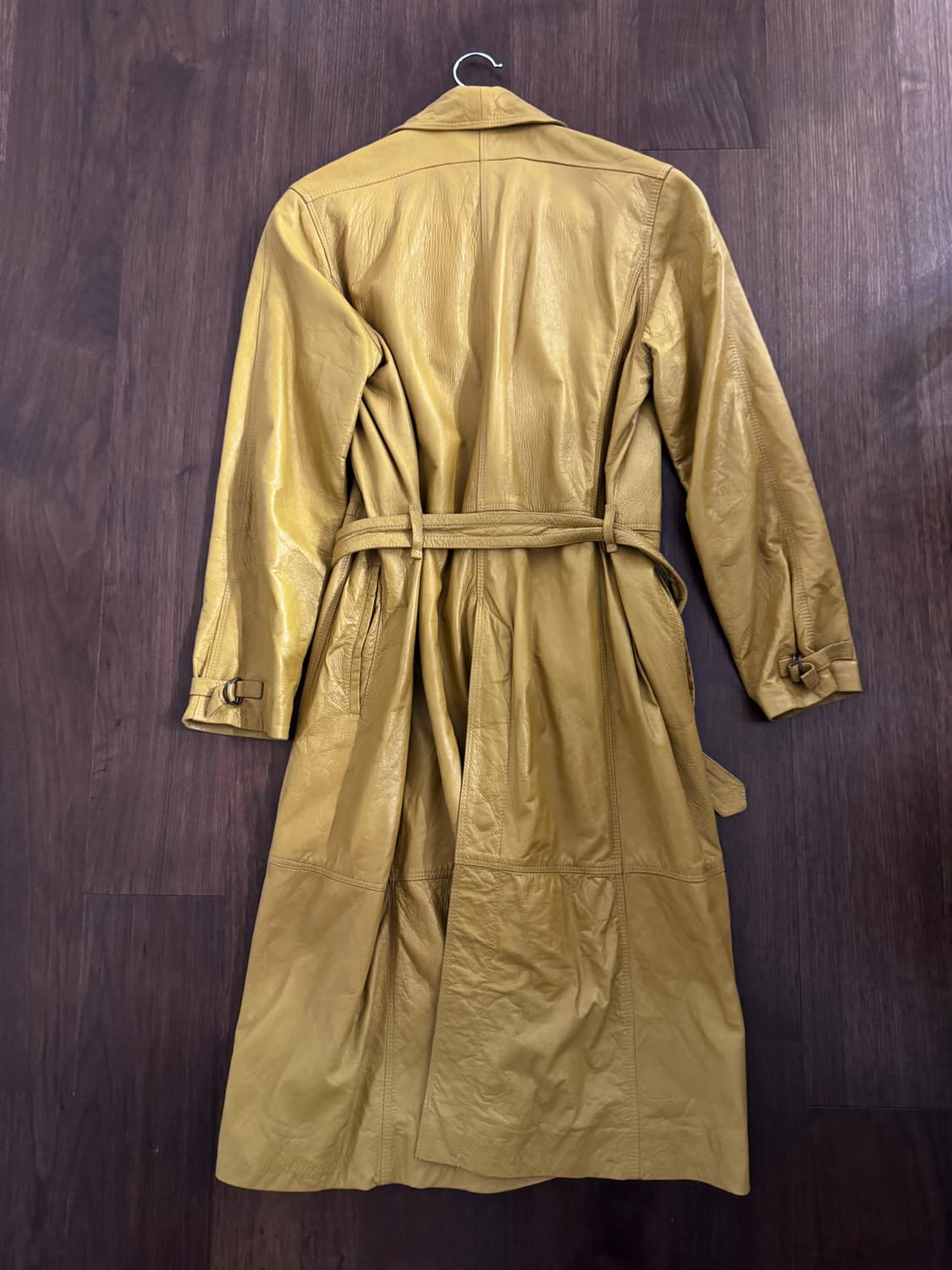 머스타드 양가죽 롱 코트 상품이미지2