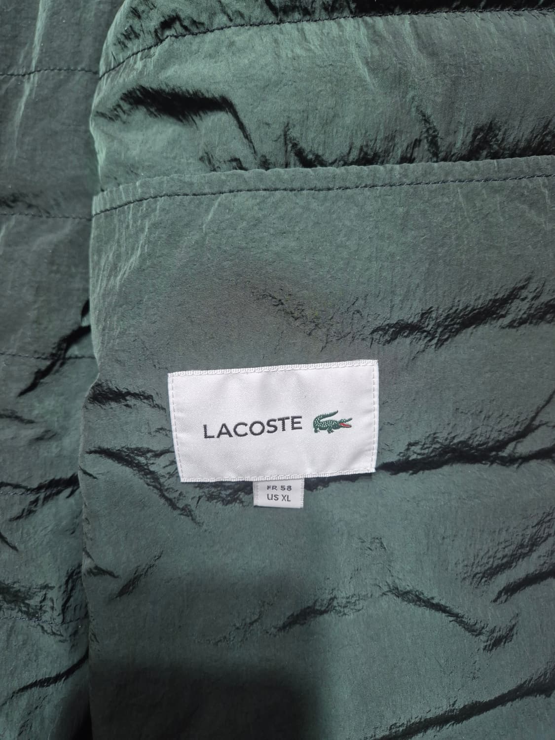 라코스테 경량패딩 베스트 xl 상품이미지3