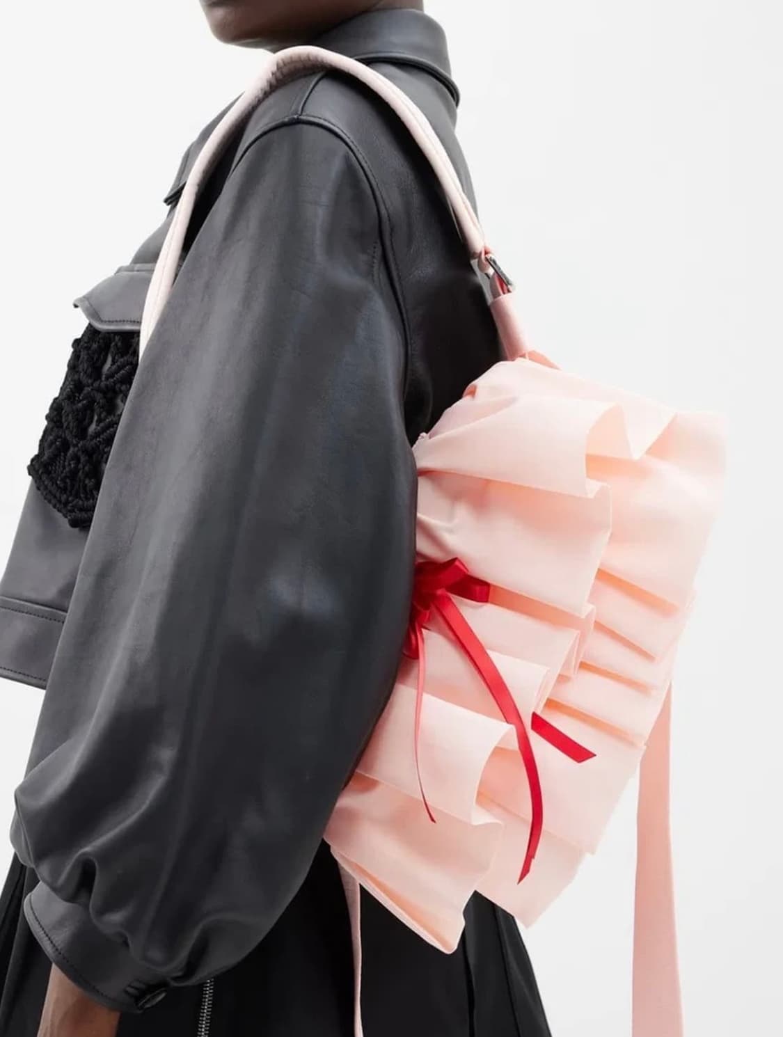 시몬로샤 러플 리본 가방 상품이미지9