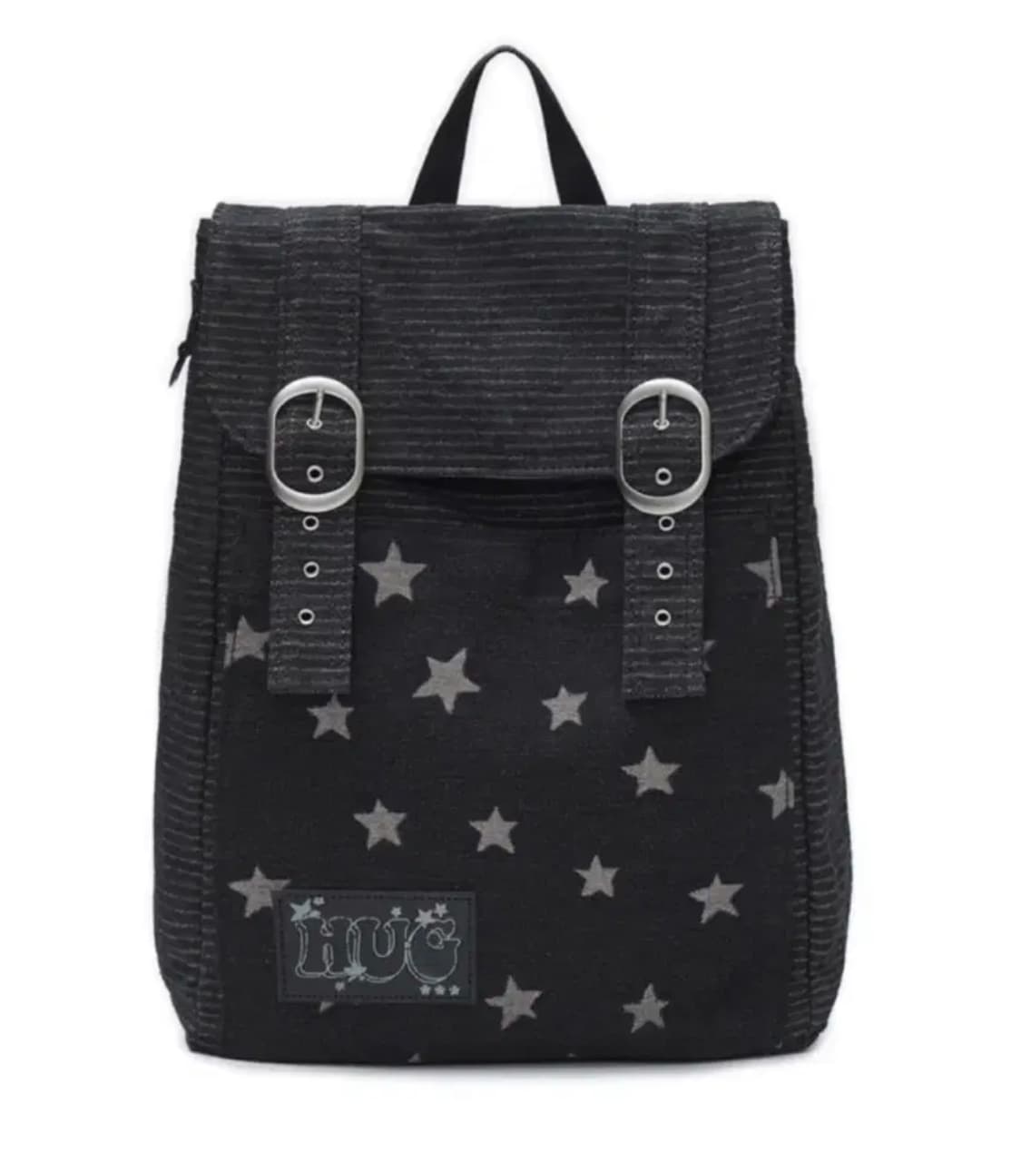 허그유어스킨 스타 더스트 데님 백팩 블랙 상품이미지1