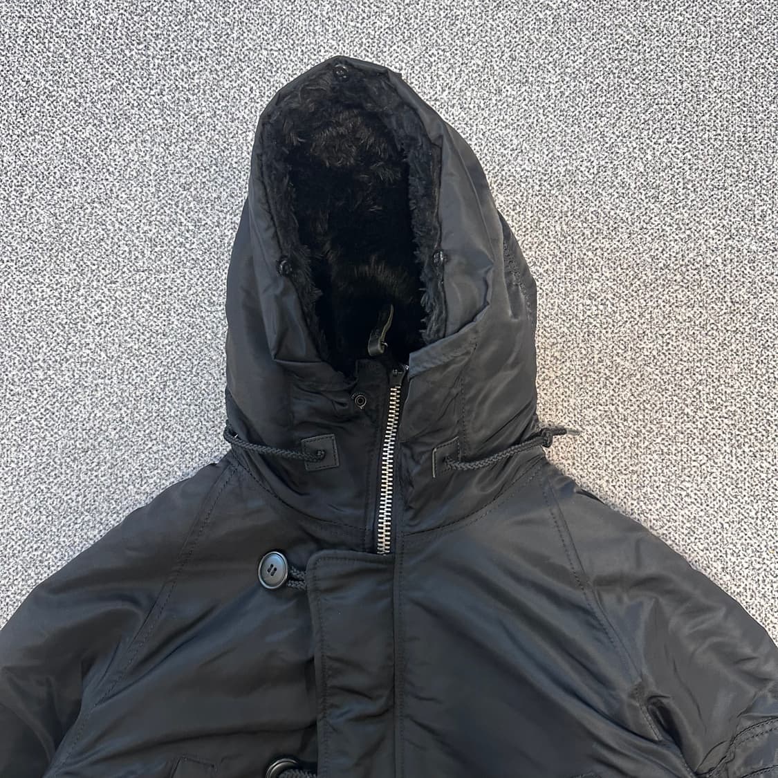 알파인더스트리 블랙 패딩 점퍼 상품이미지2