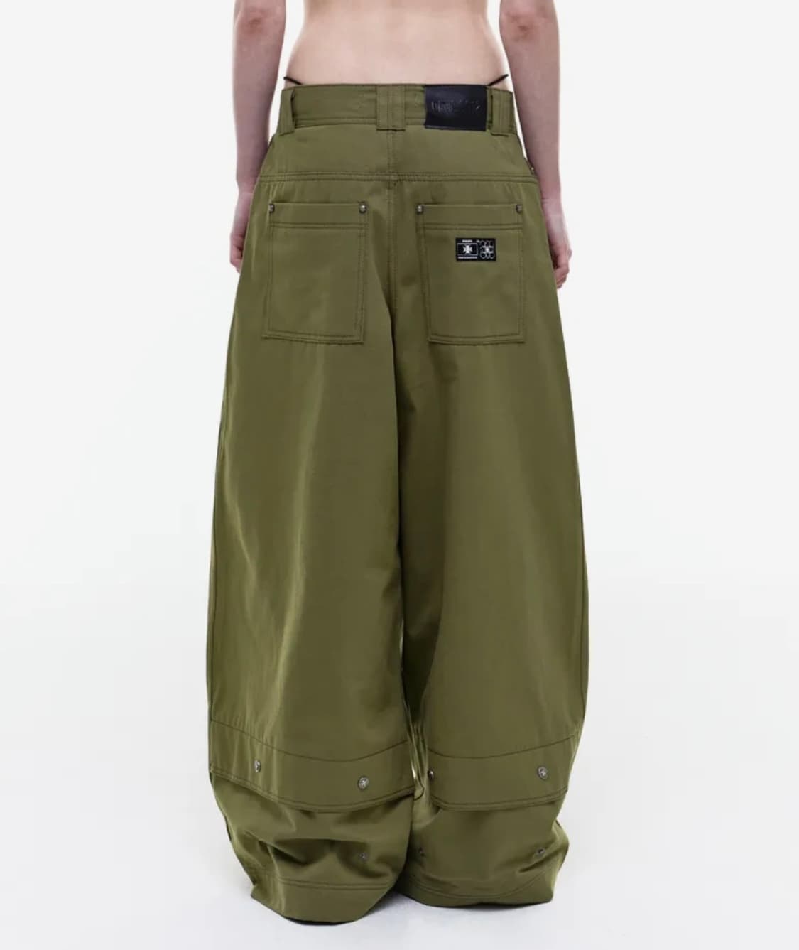 오퍼스0012 멜티드 코튼 팬츠 카키 m 상품이미지2