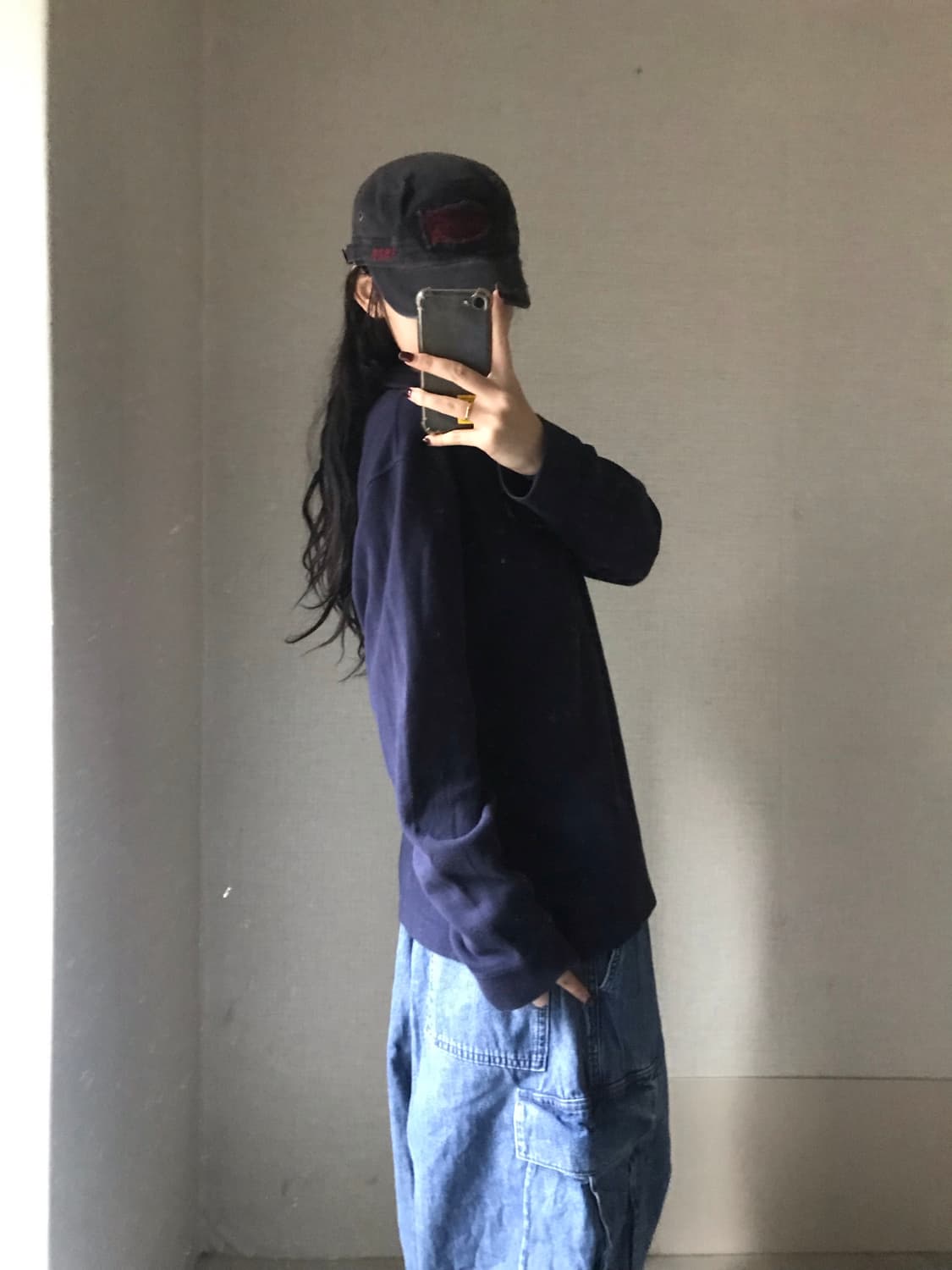 폴로 네이비 멀티포니 반집업 상품이미지5