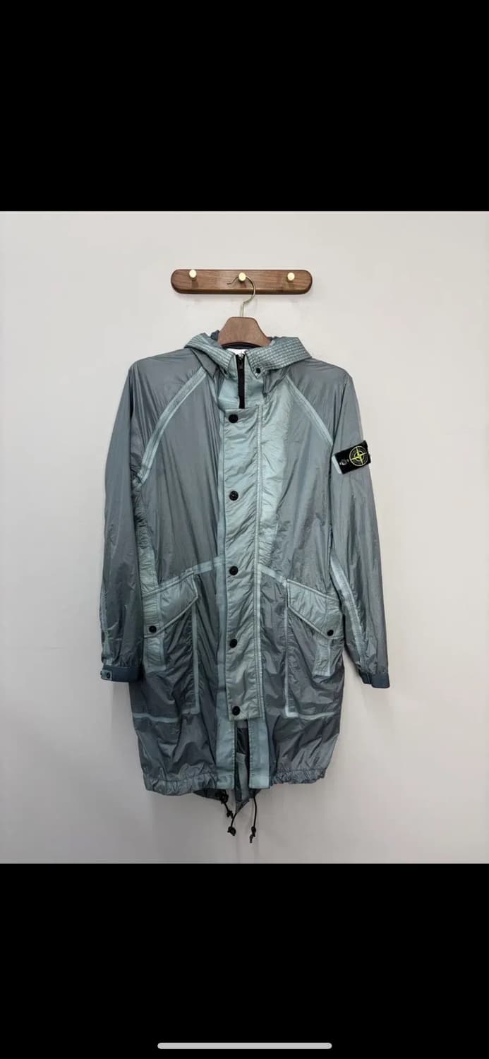 스톤아일랜드 와펜 나일론 트렌치 자켓 H2326 상품이미지2