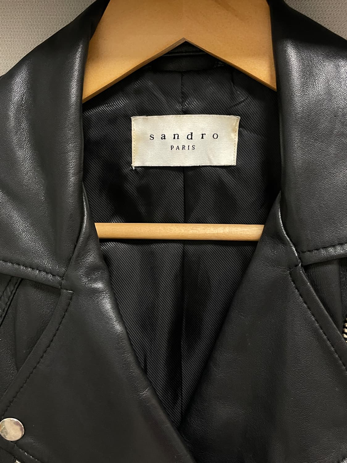 산드로 양가죽 자켓 상품이미지3