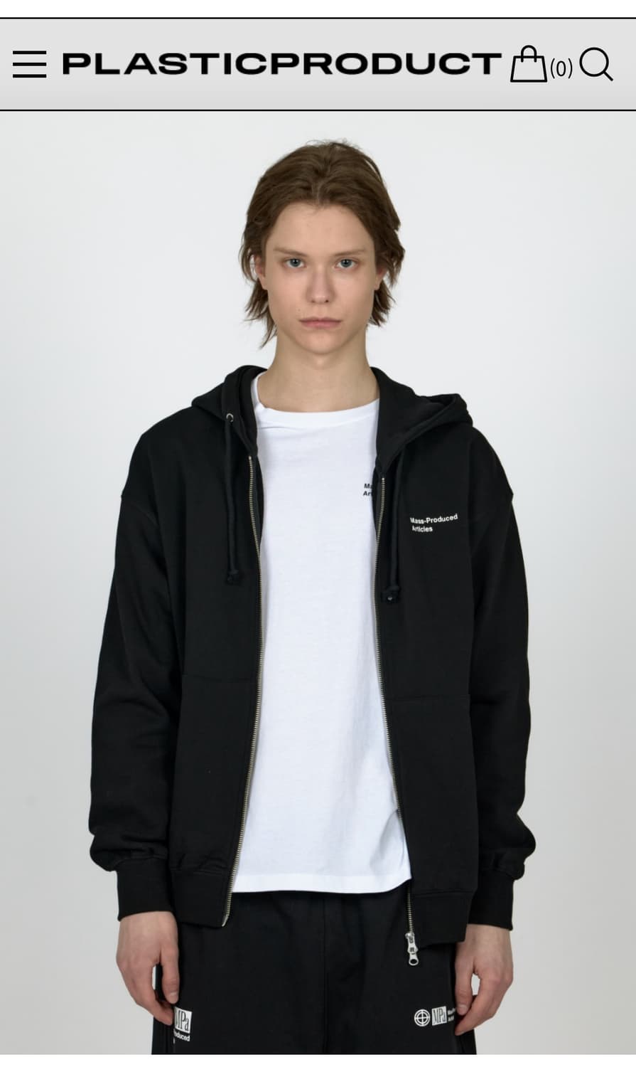 플라스틱 프로덕트 후드집업 M 상품이미지1