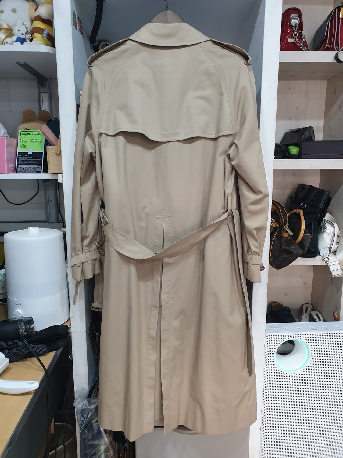 빈티지 버버리 베이지 더블 브레스티드 트렌치 코트 상품이미지2