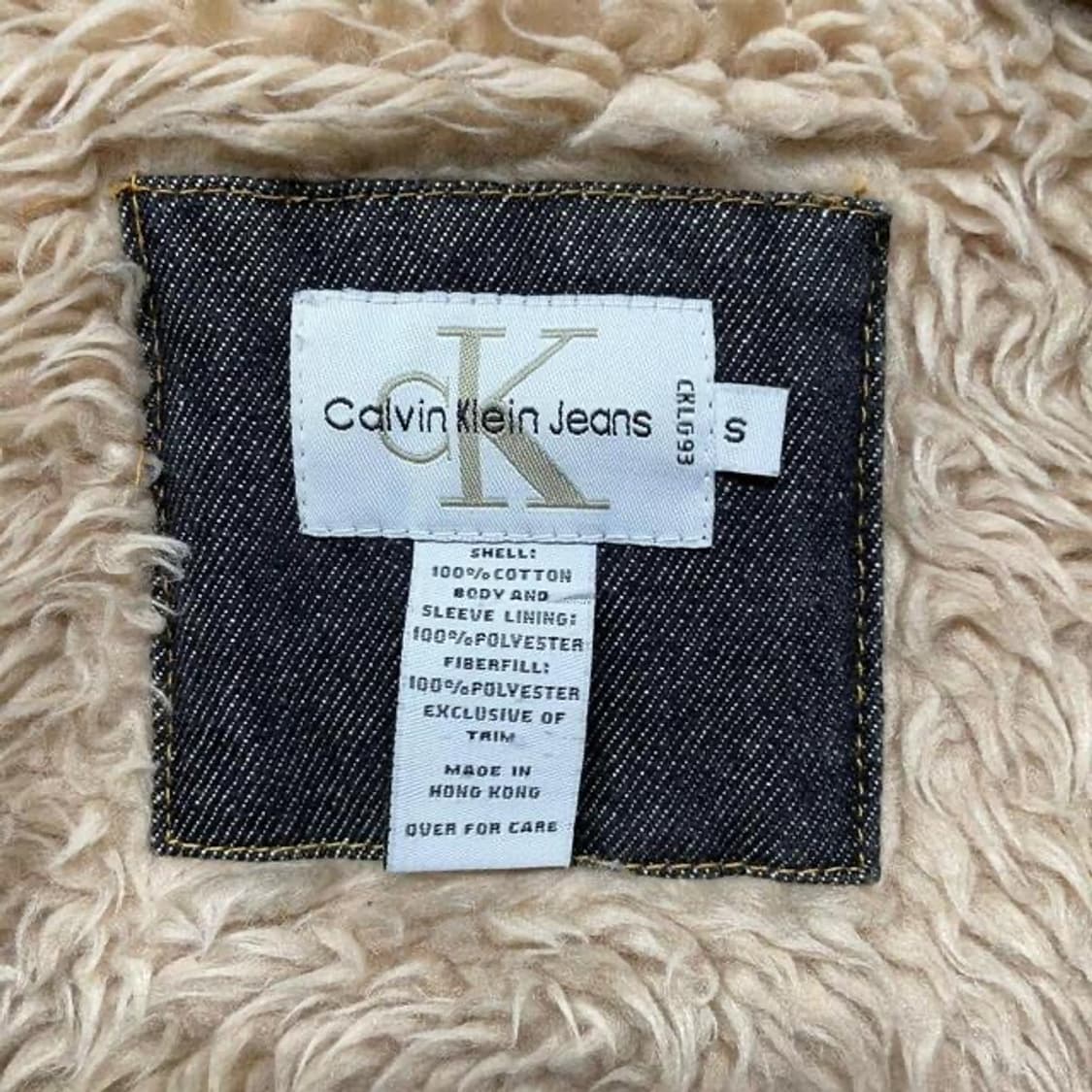 캘빈클라인 쉐르파 데님 자켓 (XL) 상품이미지6