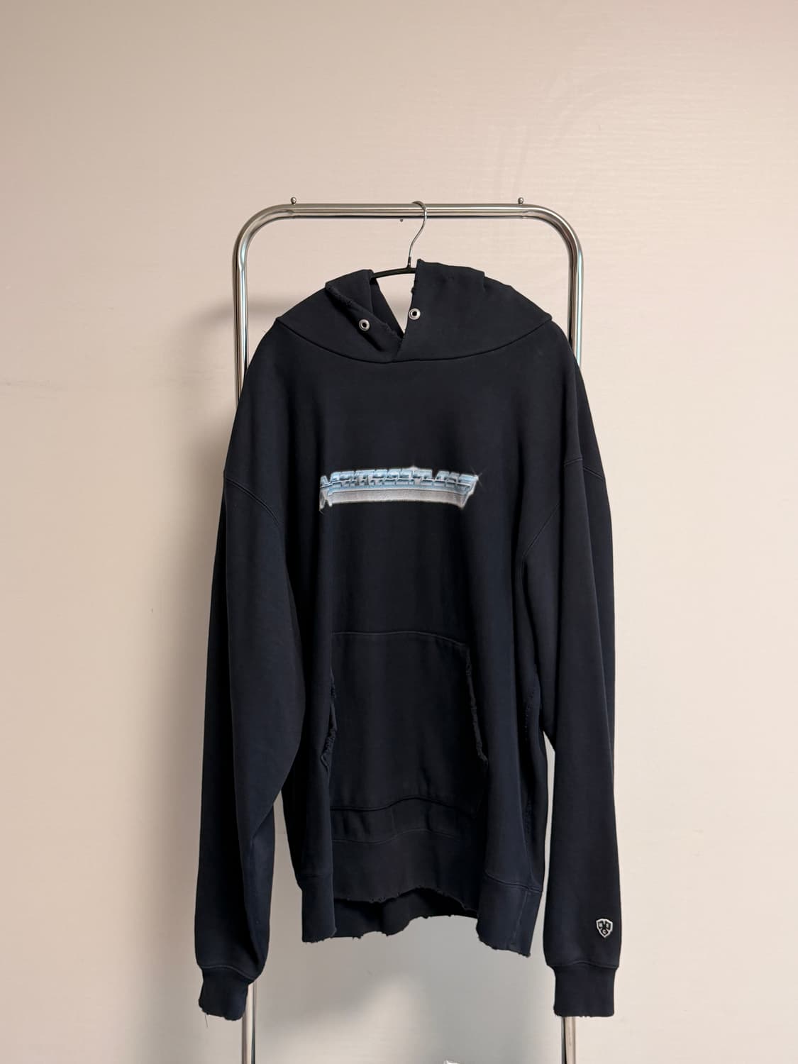 헤리티지 플로스 vintage 321 크롬 로고 후디 / 네이비 상품이미지6