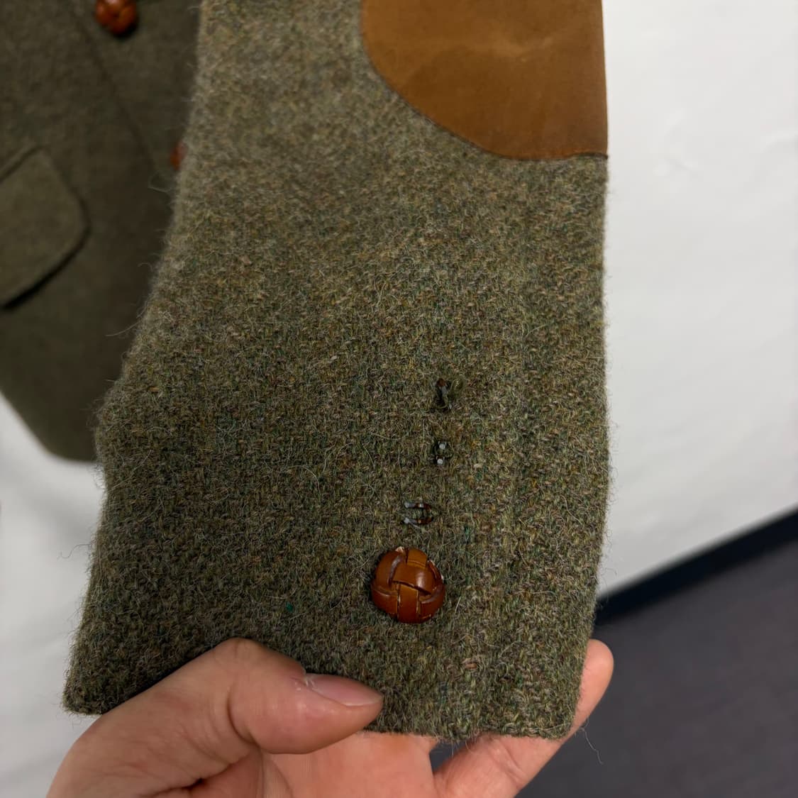 폴로 랄프로렌 헤링본 울 트위드 자켓 상품이미지6