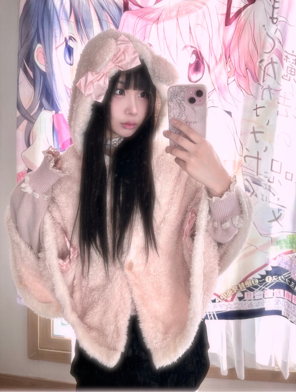 슈가돌 히메갸루 쿠마 리본 케이프 상품이미지1