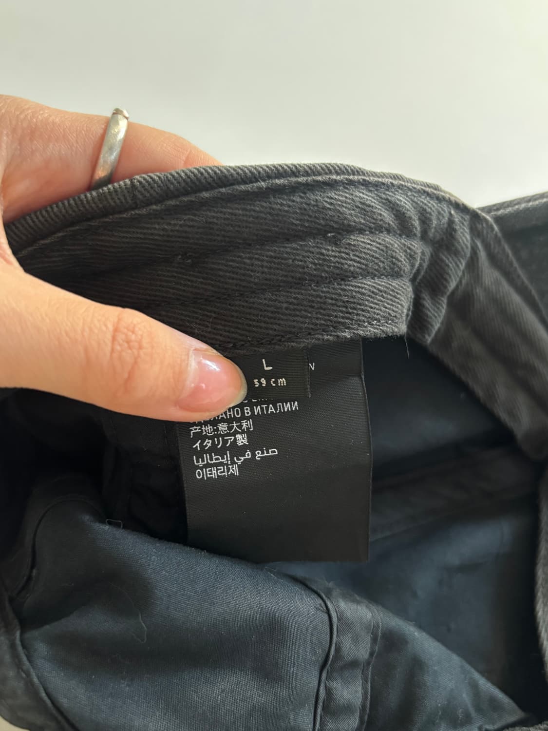 Balenciaga 발렌시아가 블랙 로고 캡  상품이미지8