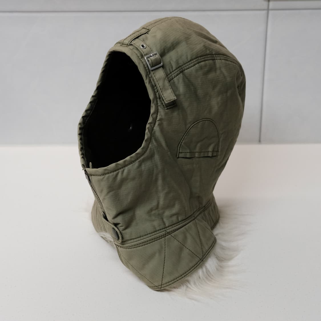 준야와타나베 에비에이터 에스키모 후드 올리브 상품이미지1