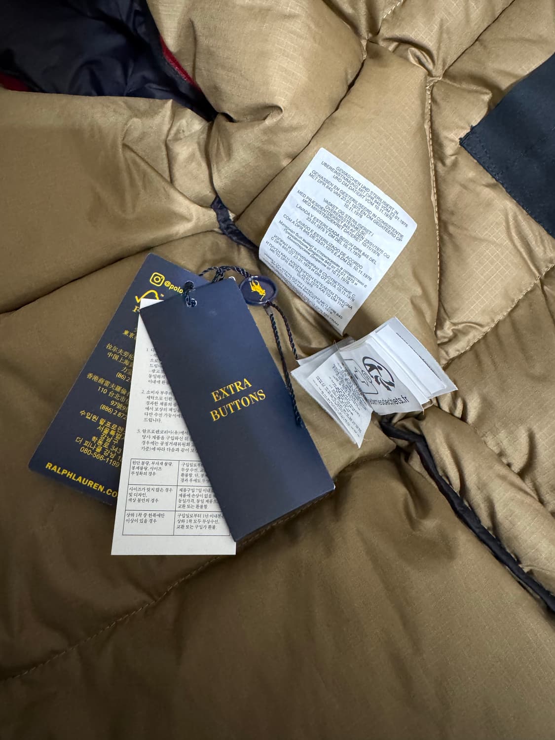 폴로 네이비 볼더 패딩 L 상품이미지10