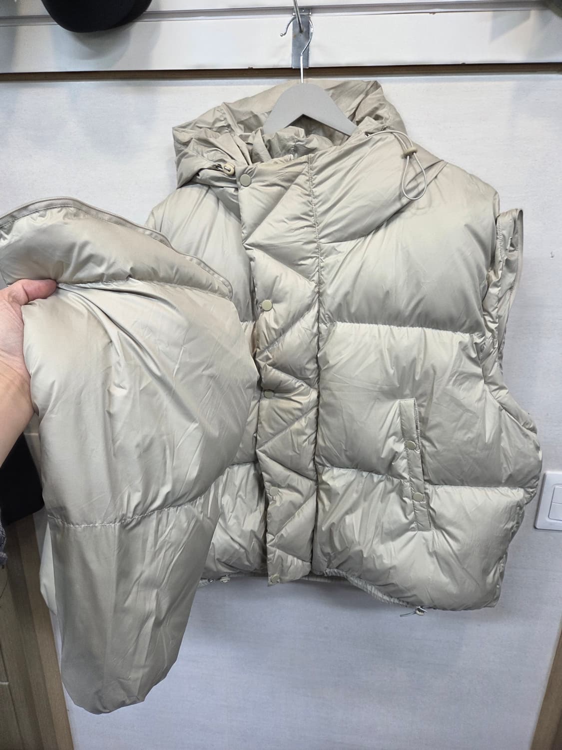 버킨 오버핏 패딩 프리 상품이미지5