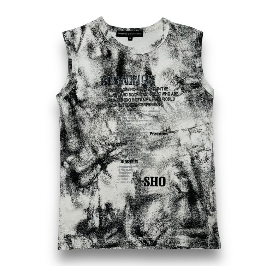 락시크 버닝 쇼 스프레이 아트 빈티지 슬리브리스 상품이미지1