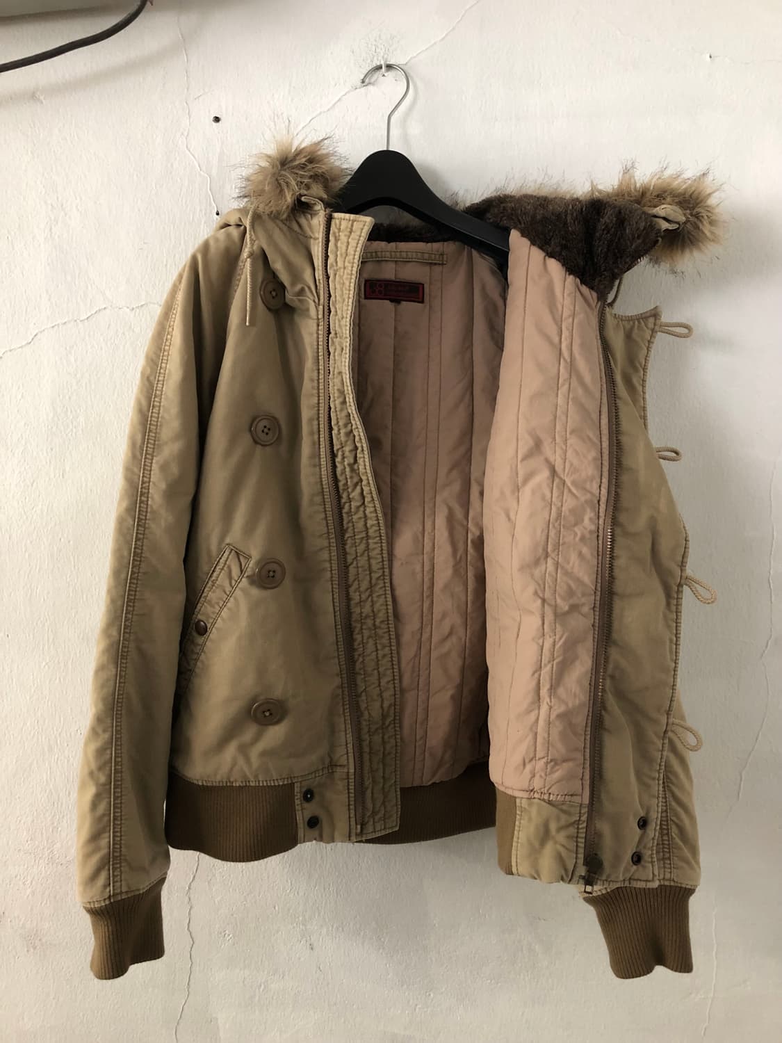 Johnbull Bomber Fur Jacket 상품이미지4