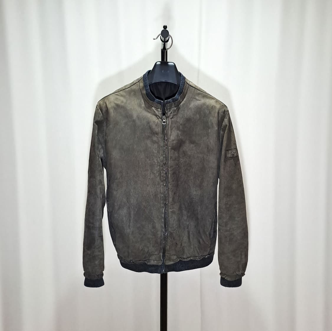 (택포) 시리즈 램스킨 포테로사 블루종 점퍼 95 B223 상품이미지1