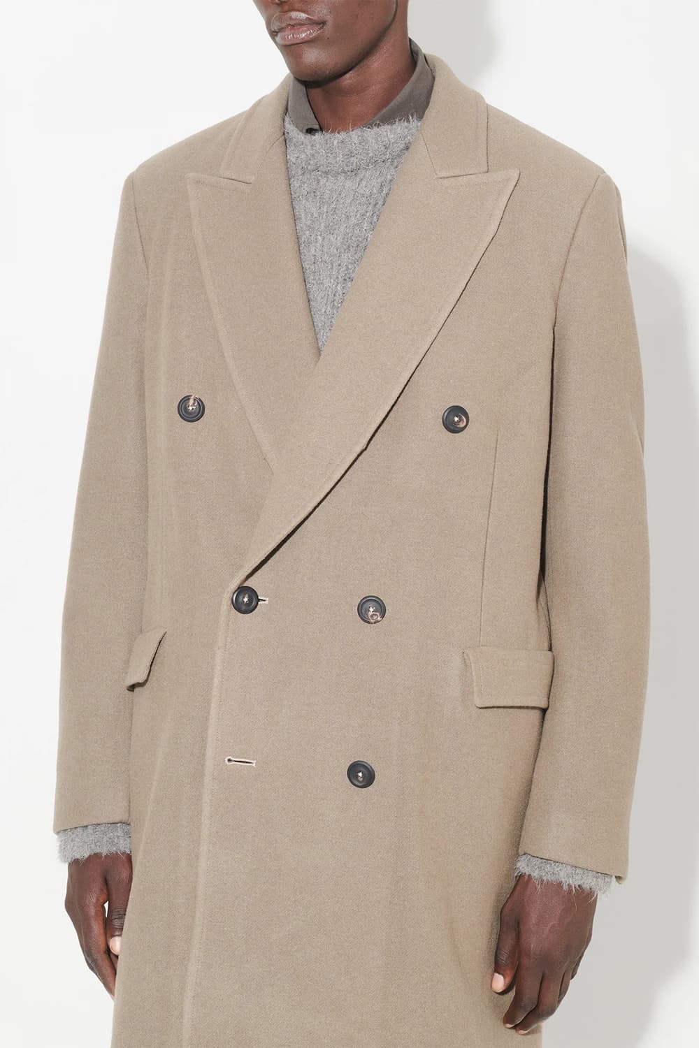 아워레가시 익스텐디드 웨일 코트 피펄 배스 울 50사이즈 상품이미지1