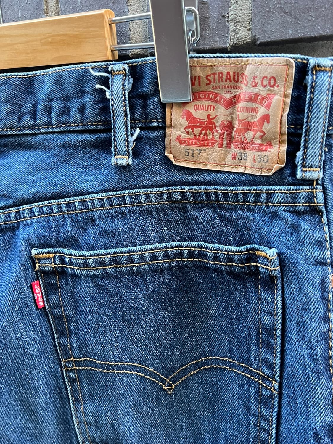 [38x30] 리바이스 517 부츠컷 중청 데님 팬츠 클래식 청바지 상품이미지9