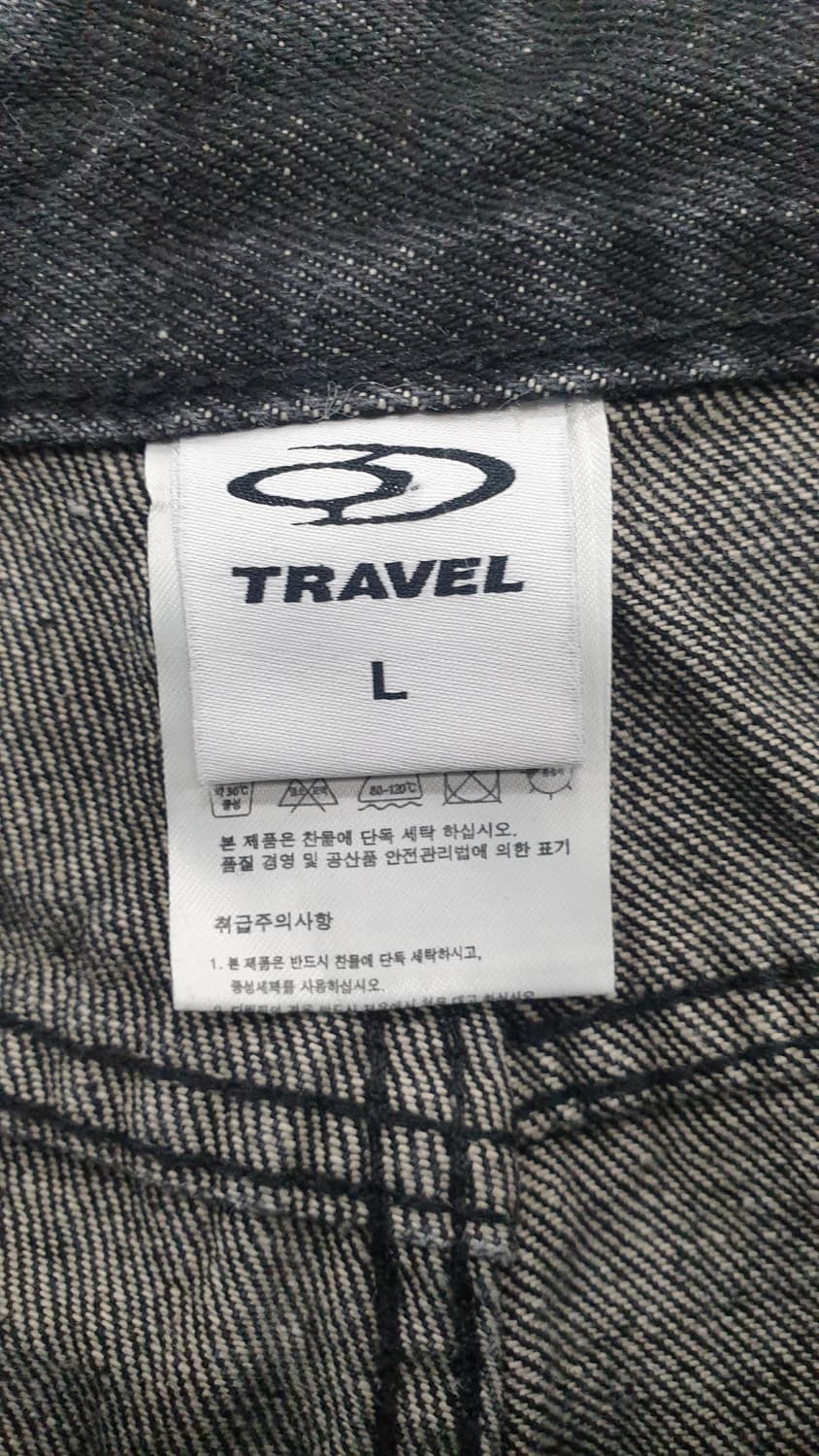 TRAVEL흑청 데님 와이드 팬츠 상품이미지5