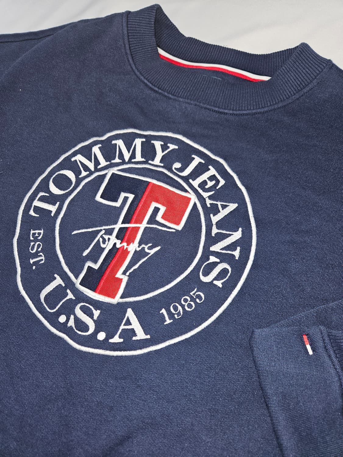 타미진스 타미힐피거 헤리티지 오버핏 맨투맨 티셔츠 테리 남성 M 상품이미지1