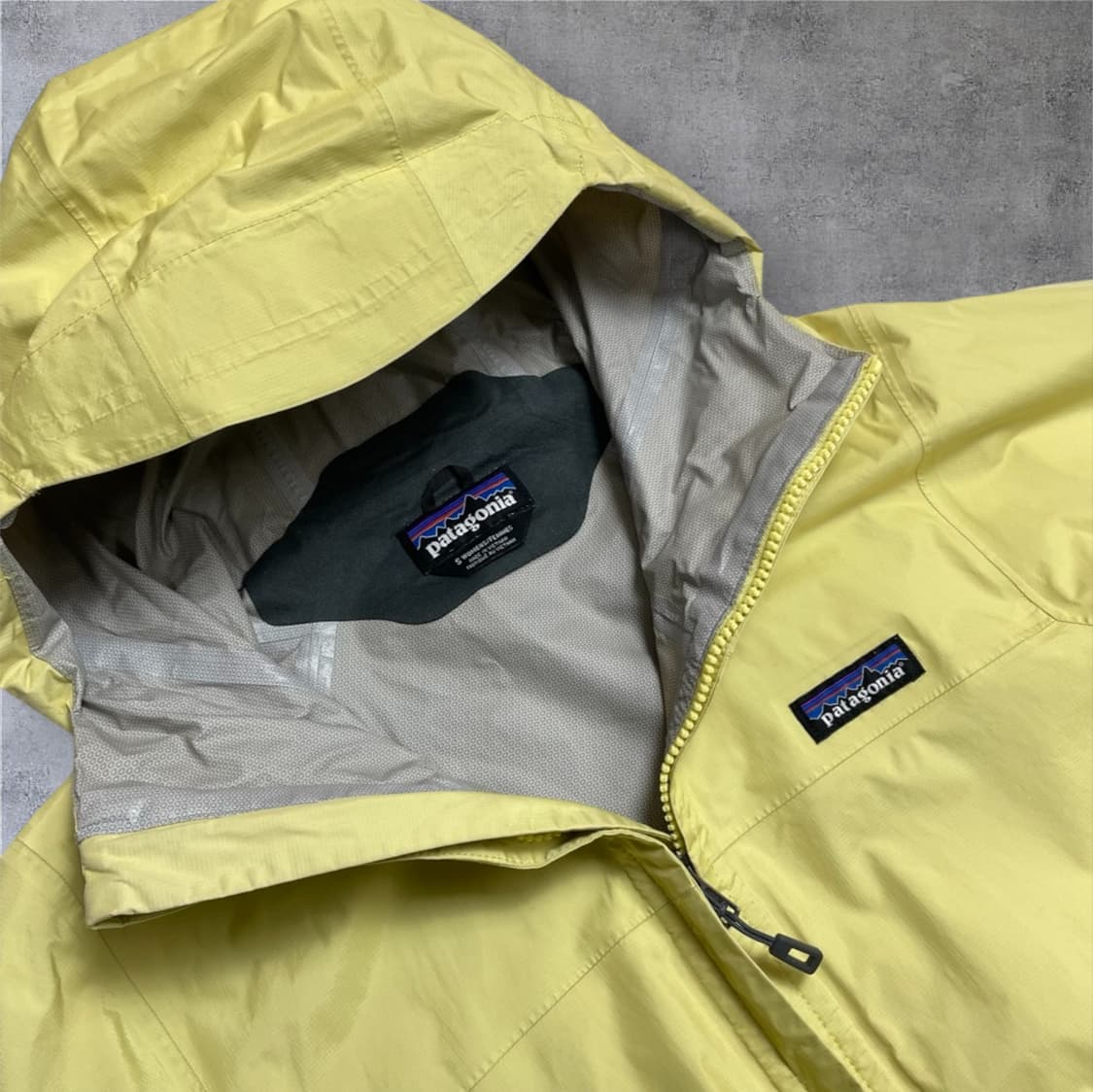 파타고니아 Patagonia 설퍼 옐로우 토렌쉘 후드 바람막이 자켓 S 상품이미지3