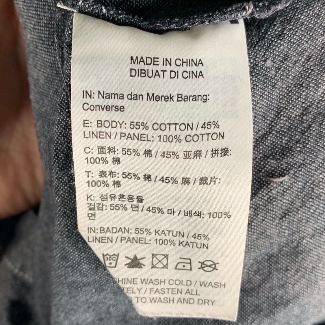 [XL] 컨버스 투포켓 워크셔츠 상품이미지5