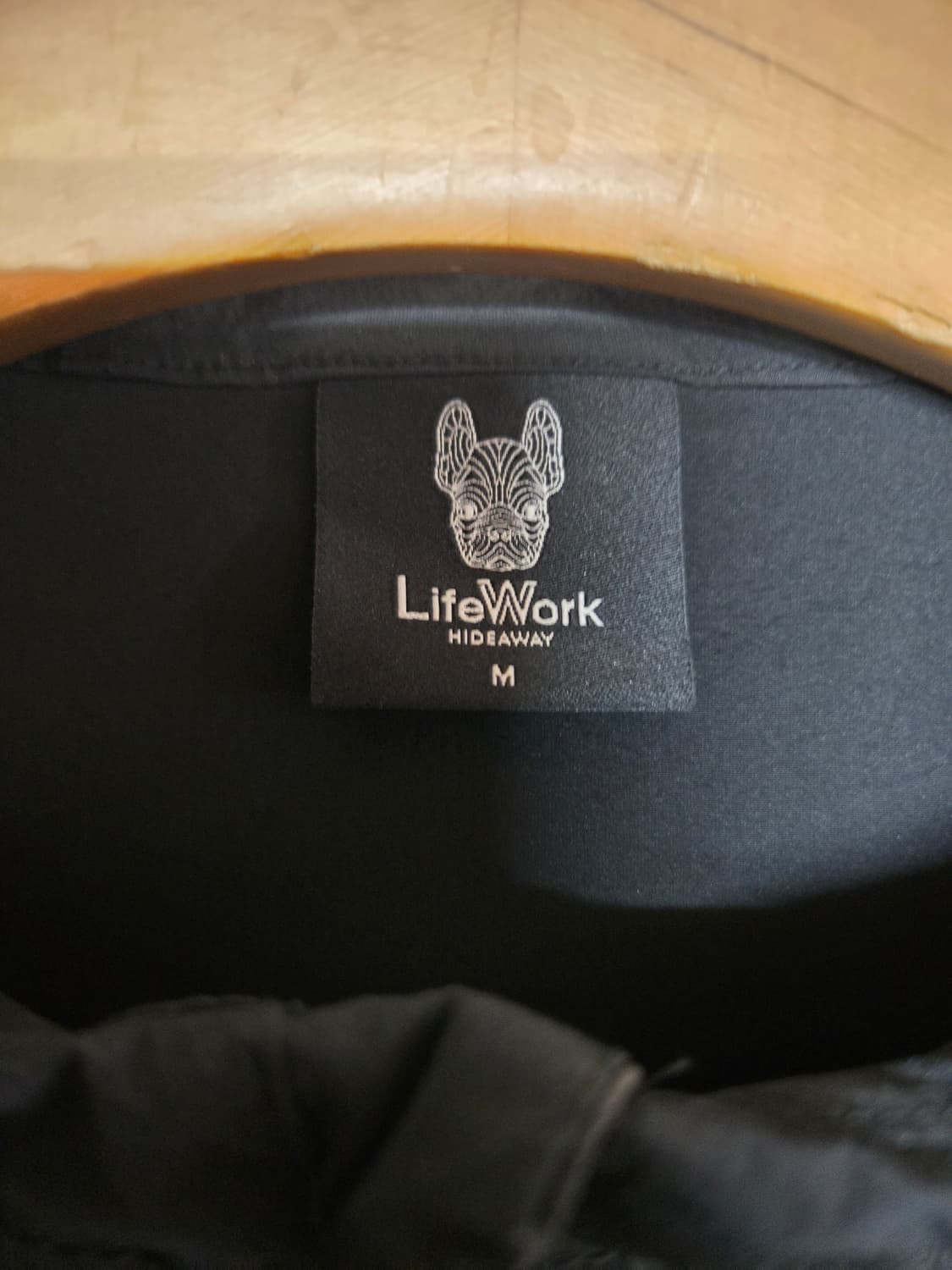 LIFE WORK 블랙 후드 바람막이M 상품이미지5