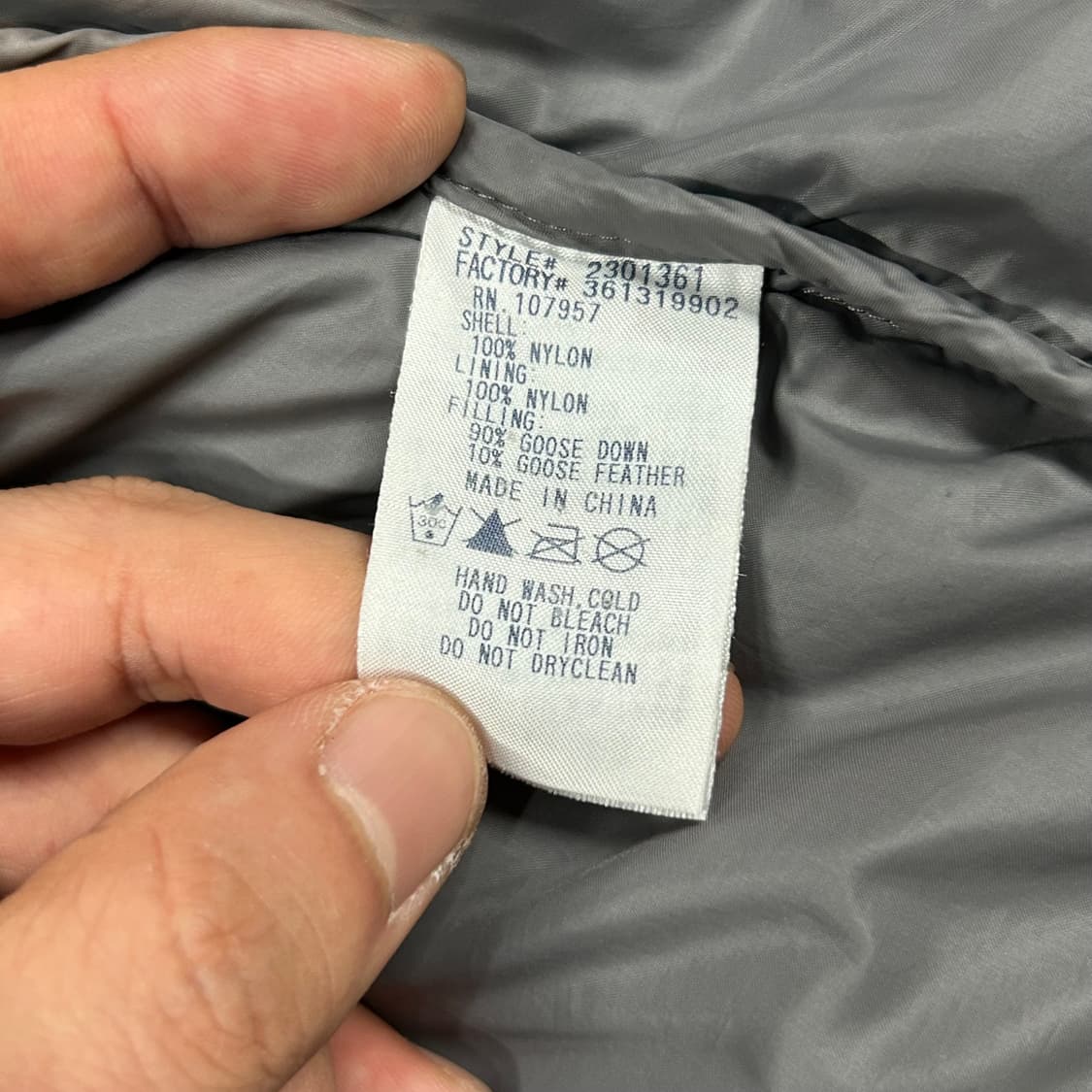 L) 몽벨 800 구스다운 거위털 패딩 블랙 상품이미지9