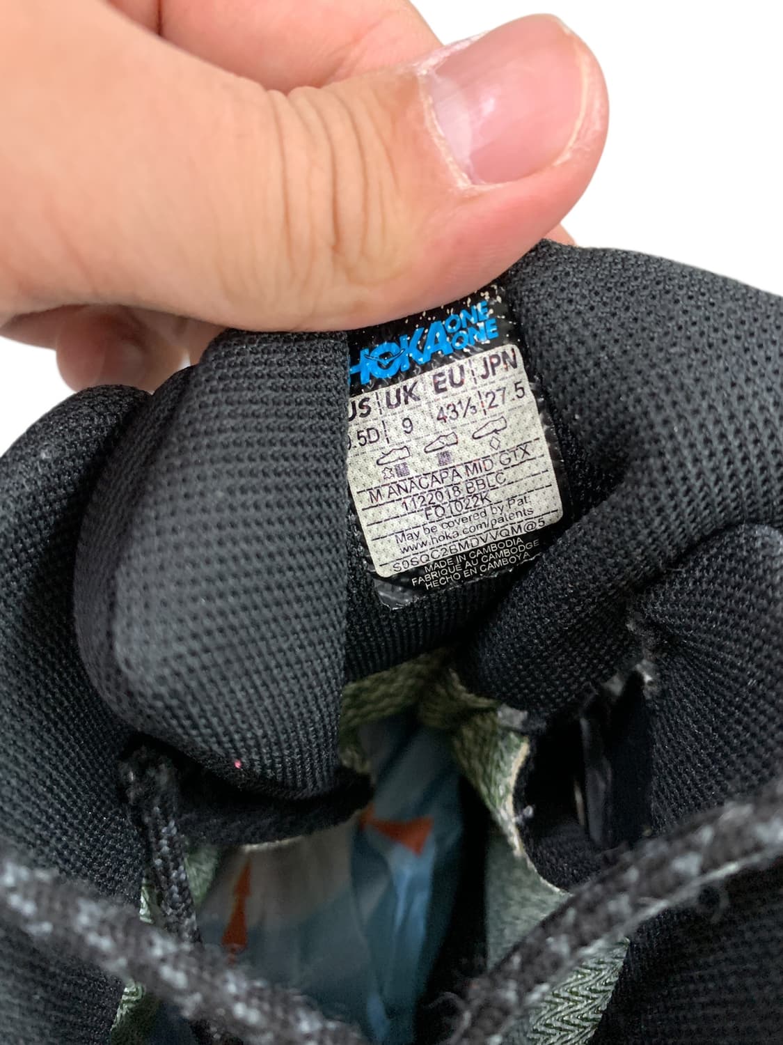 호카 아나카파 미드 GTX 블랙 275 상품이미지10