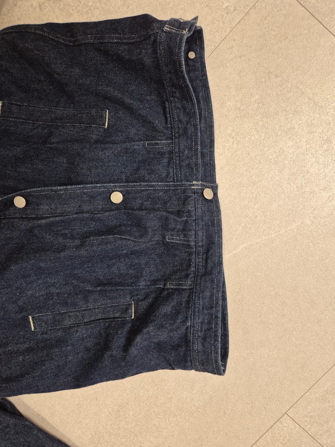 오라리 셀비지 라이트 데님 블루종 인디고 - 23SS | Auralee 상품이미지5