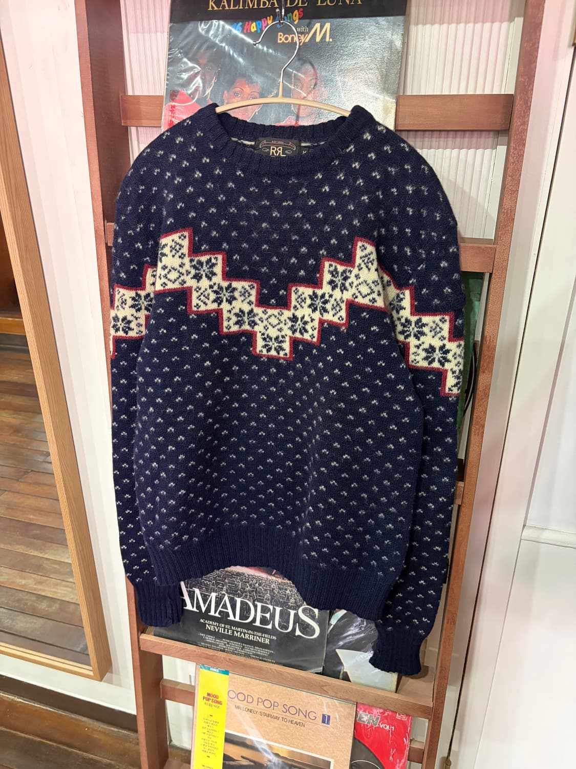 J54 90s RRL 노르딕 울  니트  상품이미지1