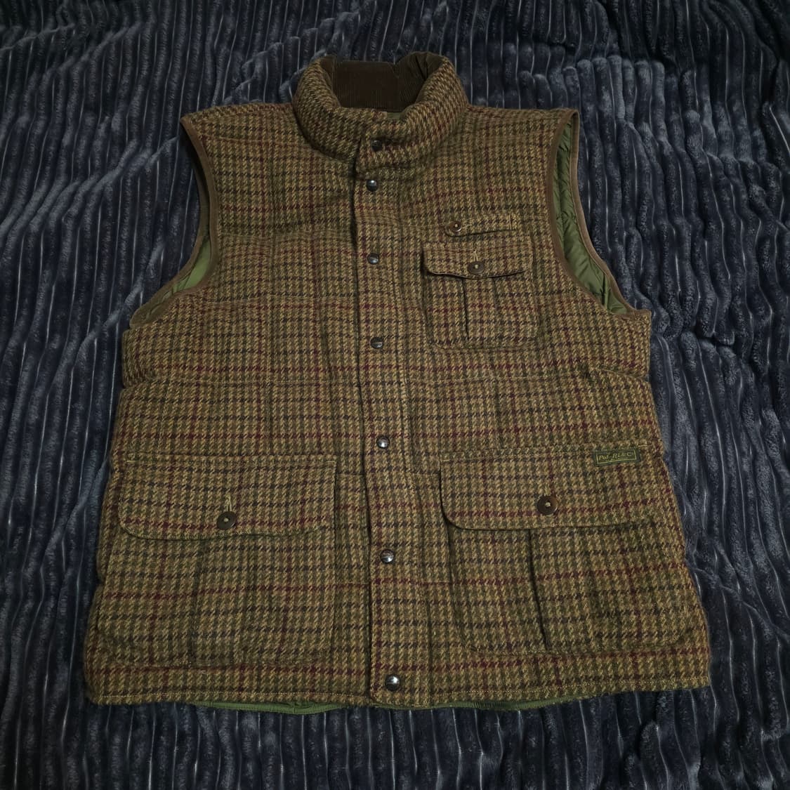 폴로 트위드 덕다운 헌팅베스트 XXL 상품이미지1