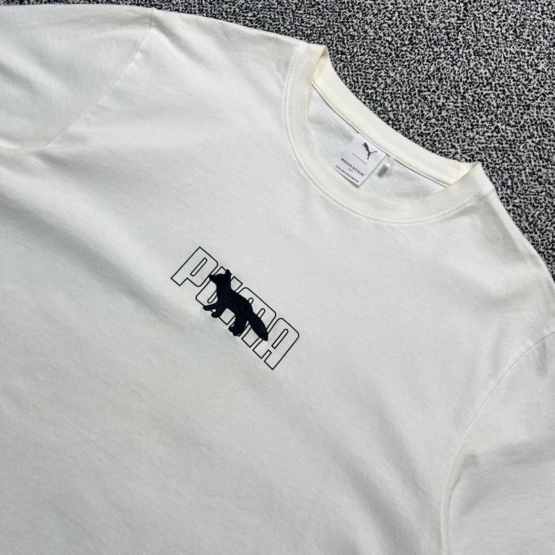 퓨마 X 메종키츠네 화이트 반팔티 상품이미지2