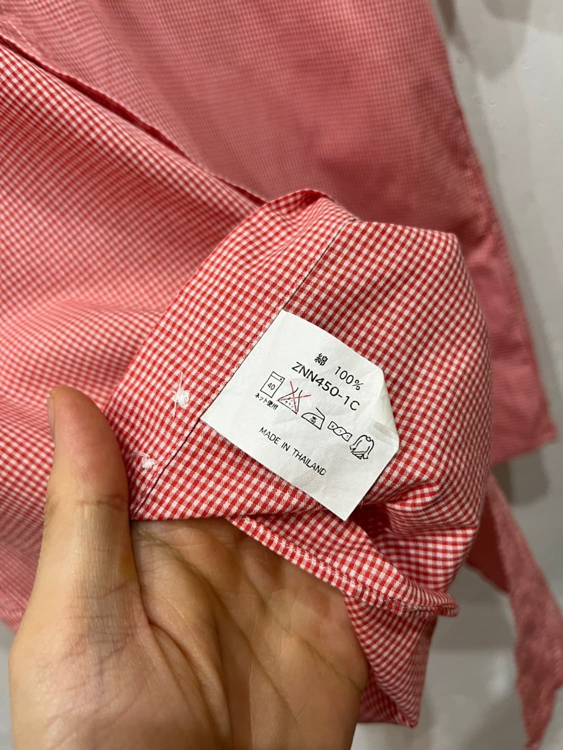 노티카 깅엄체크 반팔 셔츠 상품이미지5