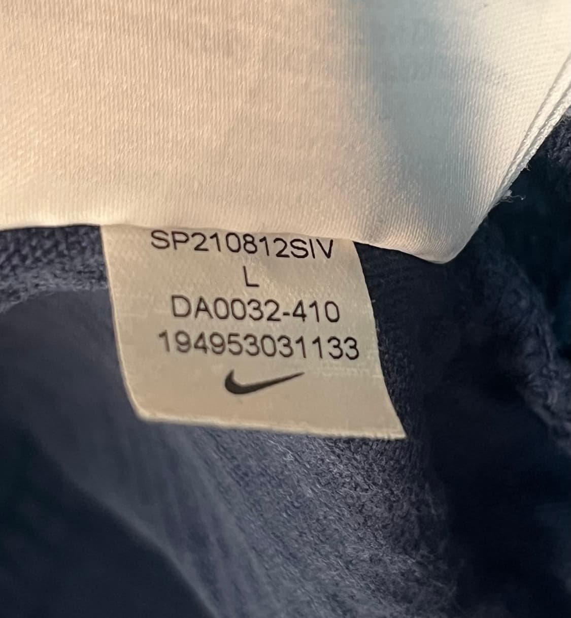 나이키 헤리티지 네이비 코듀로이 집업 자켓 [L] 상품이미지7