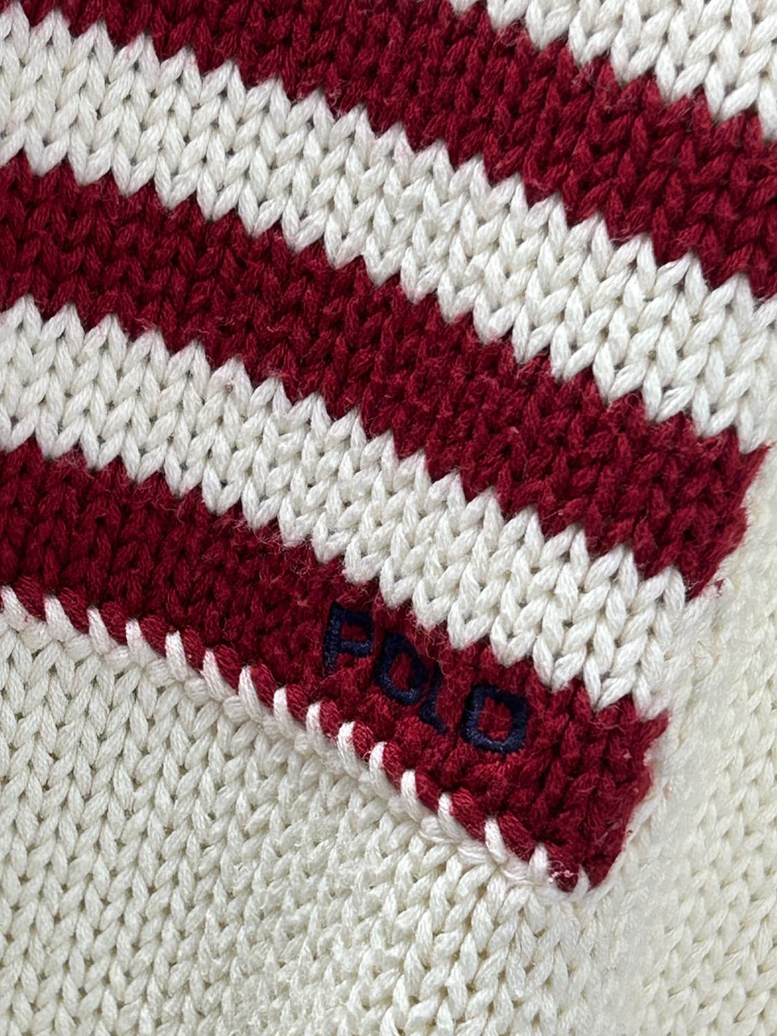 90's Polo American flag knit [XL] 상품이미지4