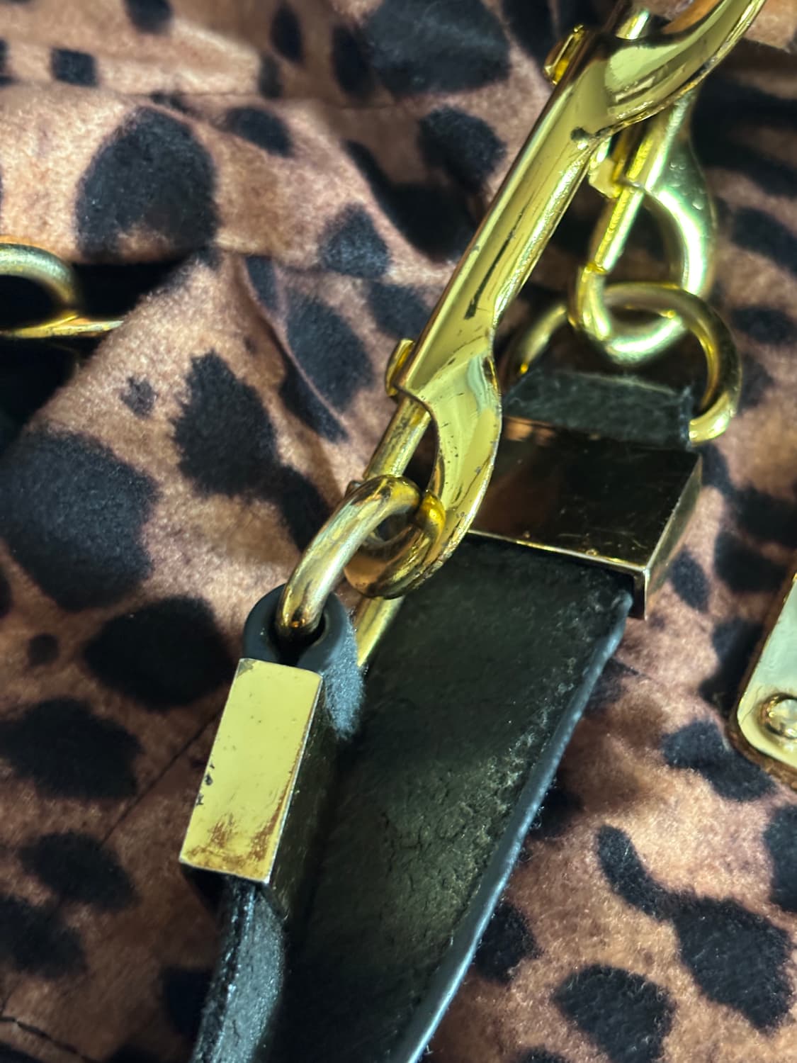 vintage dolce gabbana leopard boston bag 상품이미지6
