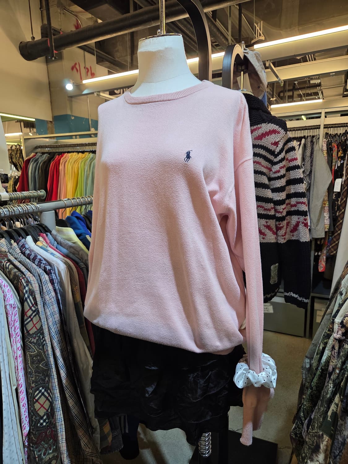 POLO 폴로 여리핏 딸기우유니트🍓 상품이미지1