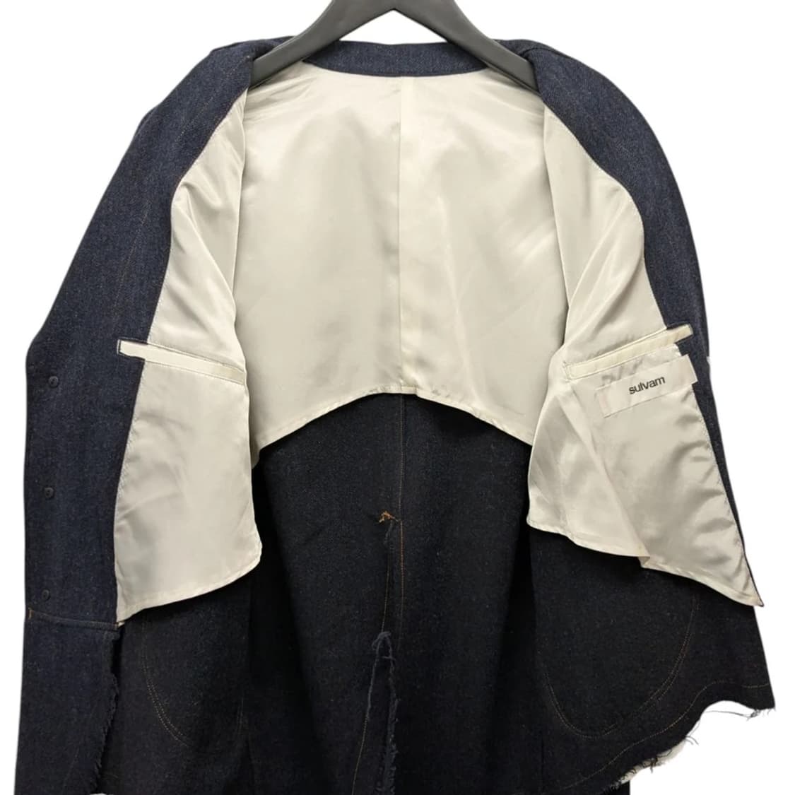 sulvam Wool Denim Long Jacket - SS-J01-4 상품이미지5