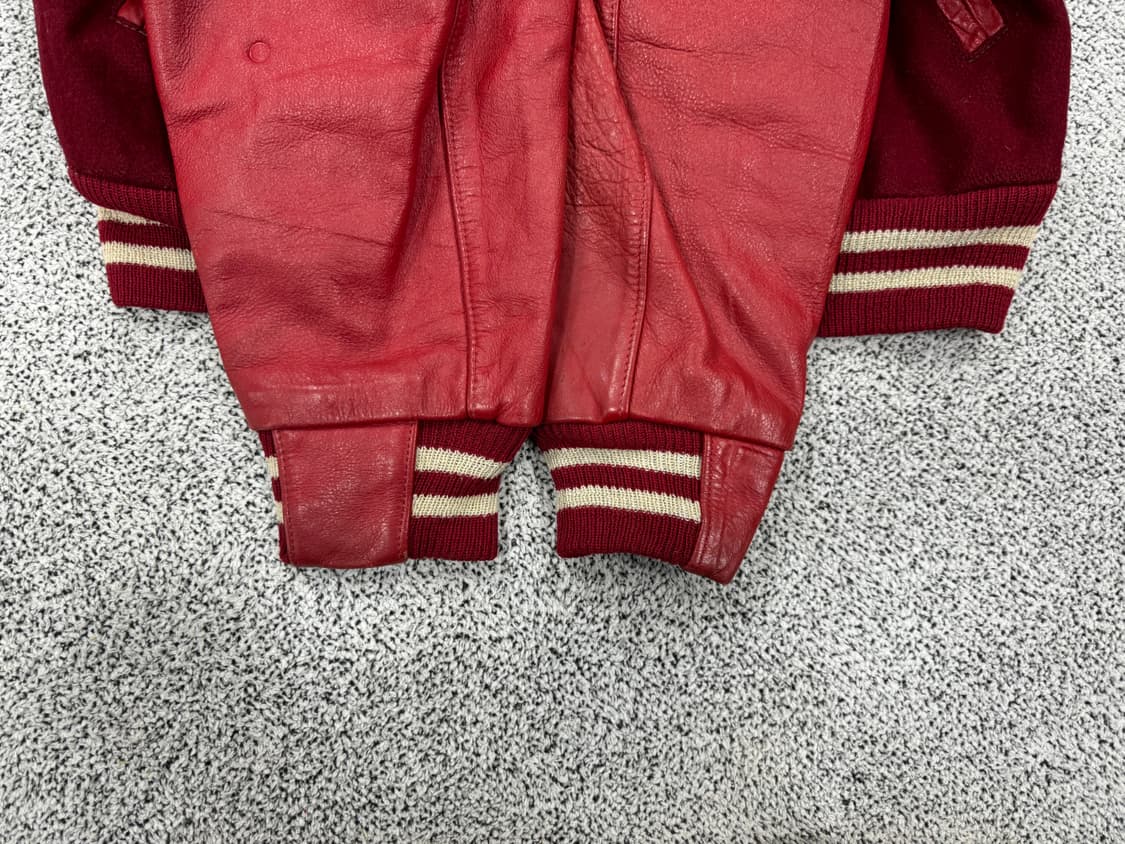 [70-80s] 골든베어 USA 레더 바시티 상품이미지4