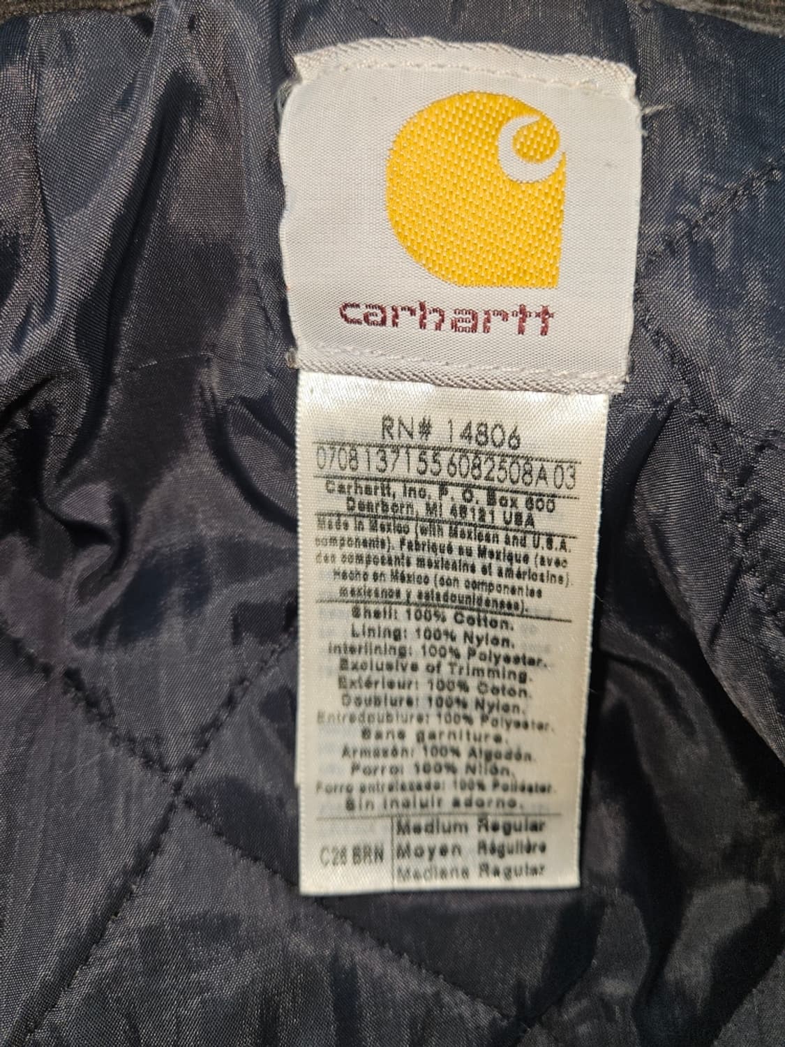 칼하트 C26 리페어 커스텀 덕 초어 워크 자켓 ( M ) / 11171 상품이미지9